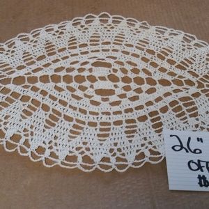 Handmade crochet doily